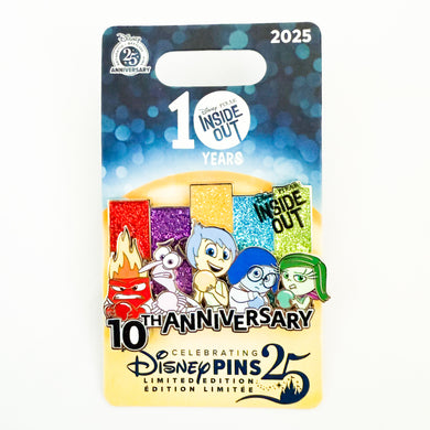 Inside Out 10th Anniversary Pin