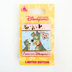 HKDL - Flipping Slide - The Lady and the Tramp Pin