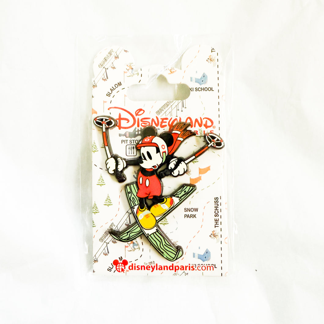 DLP - Mickey Mouse Skiing Pin