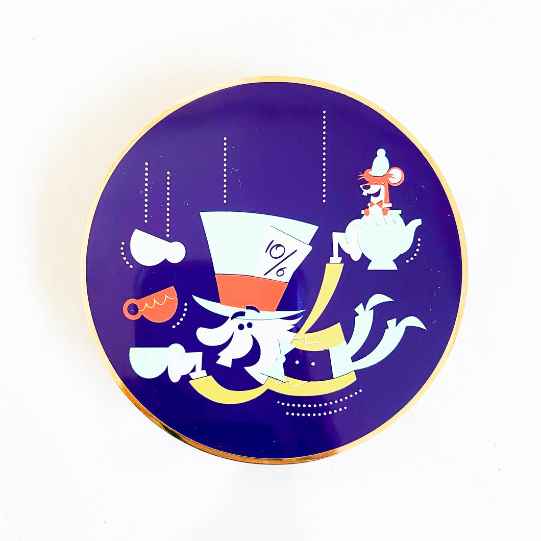 ACME - Alice In Wonderland - Mad Hatter & Dormouse Pin
