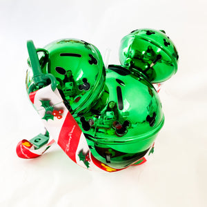 Green Mickey Mouse Christmas Bell Sipper
