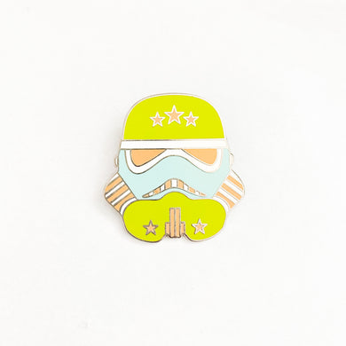 Star Wars - Stormtrooper Helmet - Retro Stars Pin