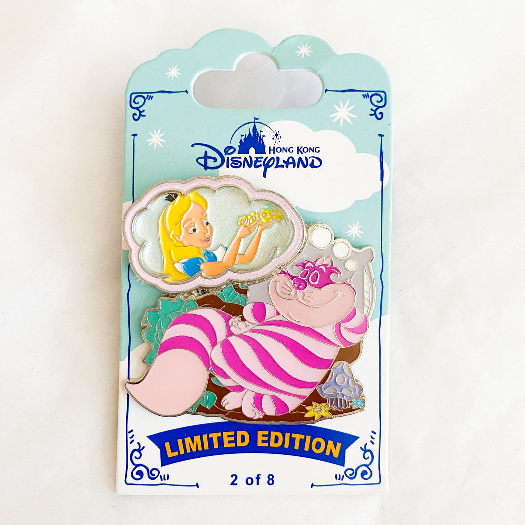 My Dreaming Series - Cheshire Cat & Alice Pin