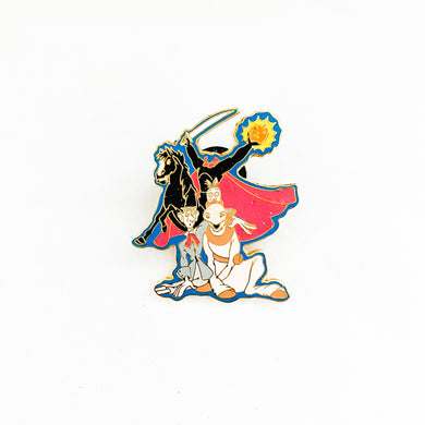Ichabod Crane and Headless Horseman Pin