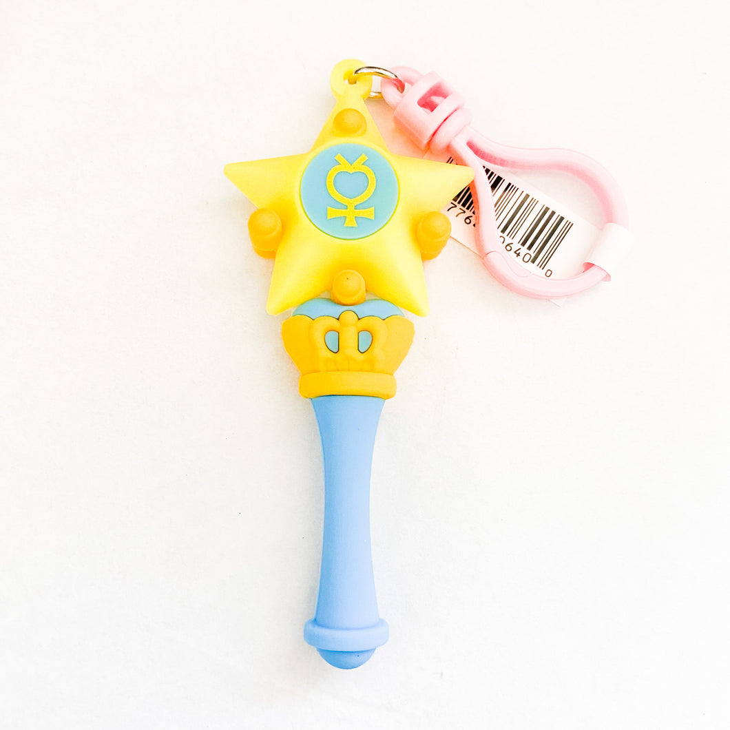 Sailor Moon - Sailor Mercury Power Stick Bag Clip Keychain