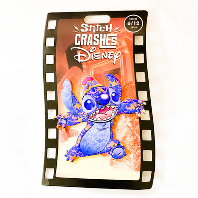 Stitch Crashes Disney - Aladdin Stitch Pin
