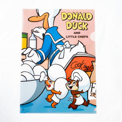 Donald Duck And Little Chefs Clear File Folder