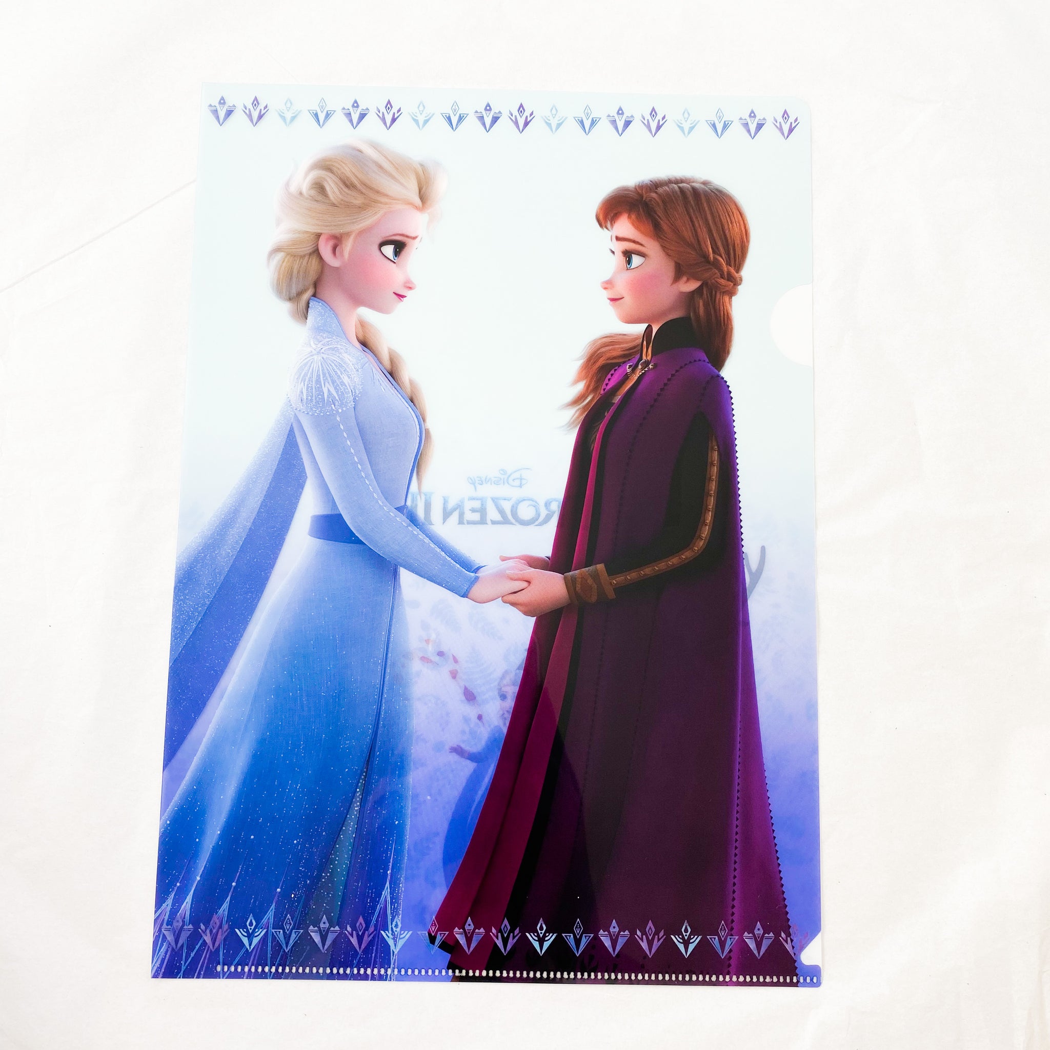 Frozen Original Art with Frame 8.5 x 11 Elsa Anna Olaf Kristoff