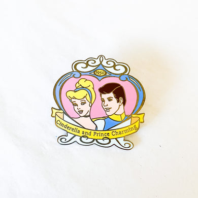 Millennium Series - Cinderella & Prince Charming 1950 Pin