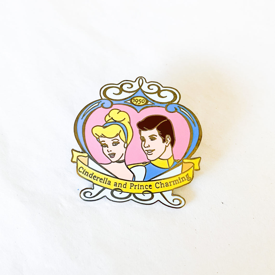 Millennium Series - Cinderella & Prince Charming 1950 Pin
