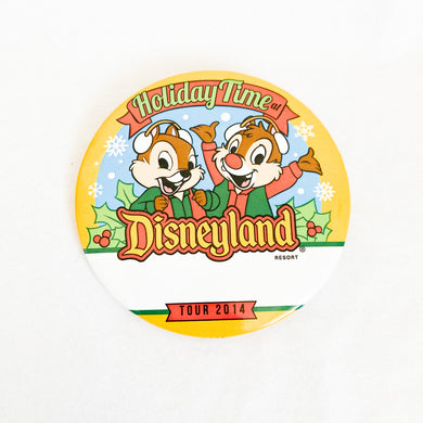 Disneyland Holiday Time Tour 2014 - Chip and Dale Button