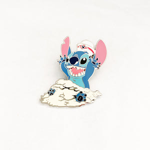 DCL - Stitch Wearing DCL Hat Cover In Sand Pin