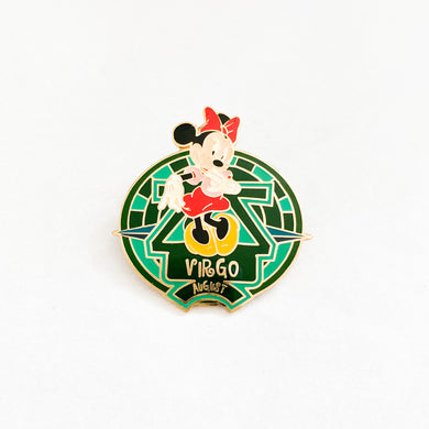 Zodiac POM Series - Virgo August 2001 -  Minnie Mouse Pin