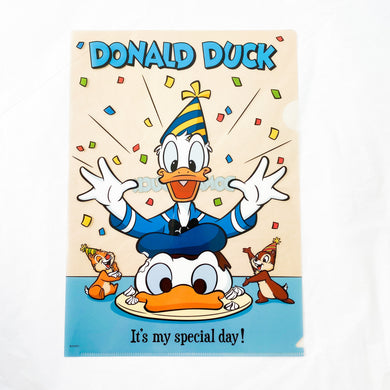 Donald Duck, Chip & Dale It's My Special Day! Clear File Folder