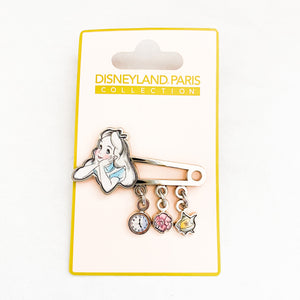 DLP - Alice In Wonderland Dangle - Watch, Pansies, Teapot Pin