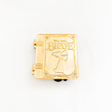 Brave Gold Hinged Merida Book Pin