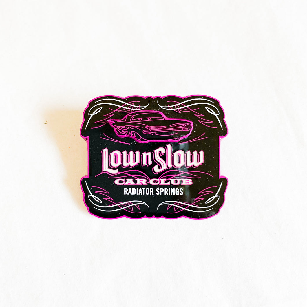 Low n Slow Car Club Radiator Springs with Ramone Pin