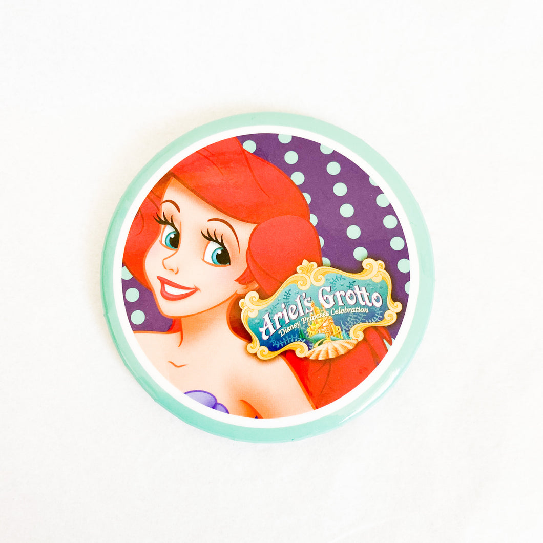 Ariel's Grotto Disney Princess Celebration Button