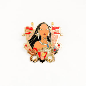 Princess Jeweled Crest - Pocahontas Pin