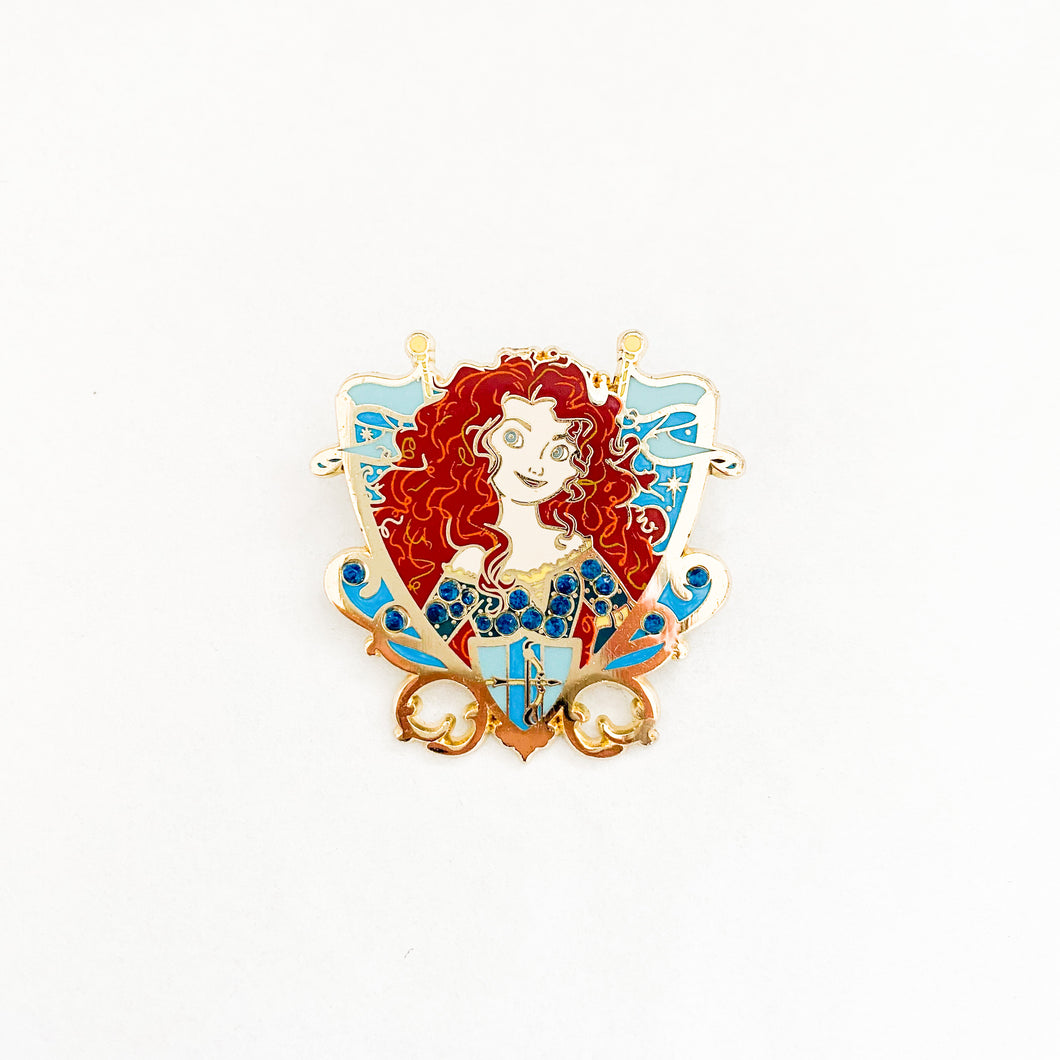 Princess Jeweled Crest - Merida Pin