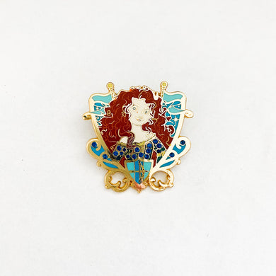 Princess Jeweled Crest - Merida Pin