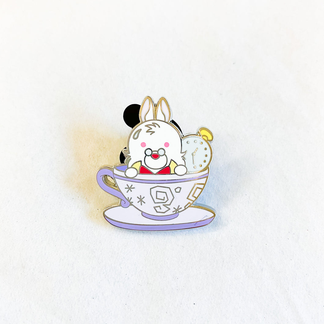 Fantasyland Teacup - White Rabbit Pin