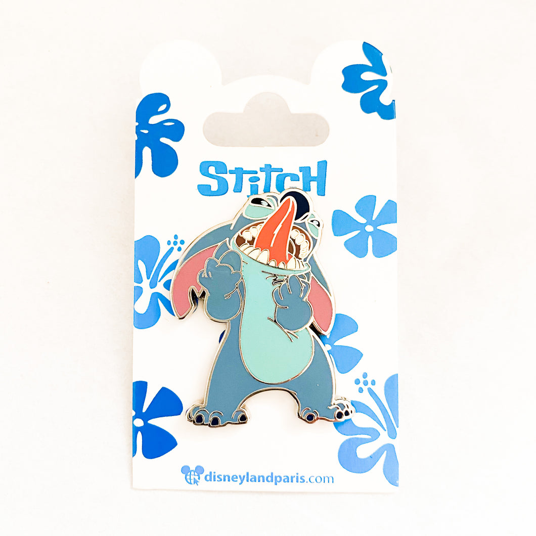 Disney Stitch Pin Disneyland Paris Lilo And Stitch Sleeping With Scrump Pin  