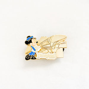 Minnie Mouse Gold Monorail Pin