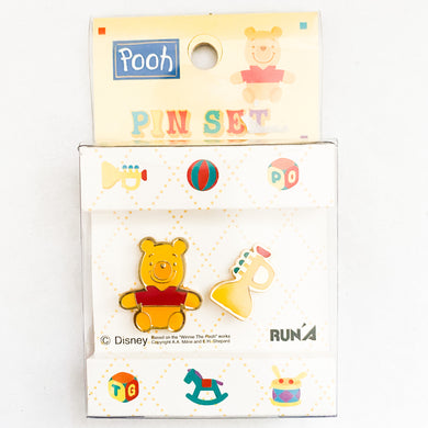 Disney x RunA - Winnie the Pooh & Trumpet Pin Set