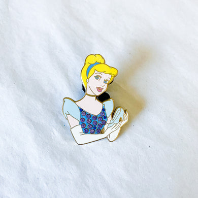 Cinderella Bust Jeweled Pin
