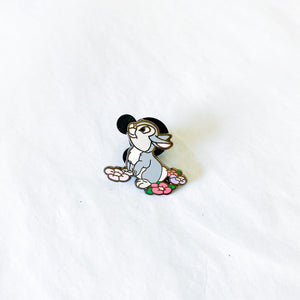 Thumper On Flowers Pin