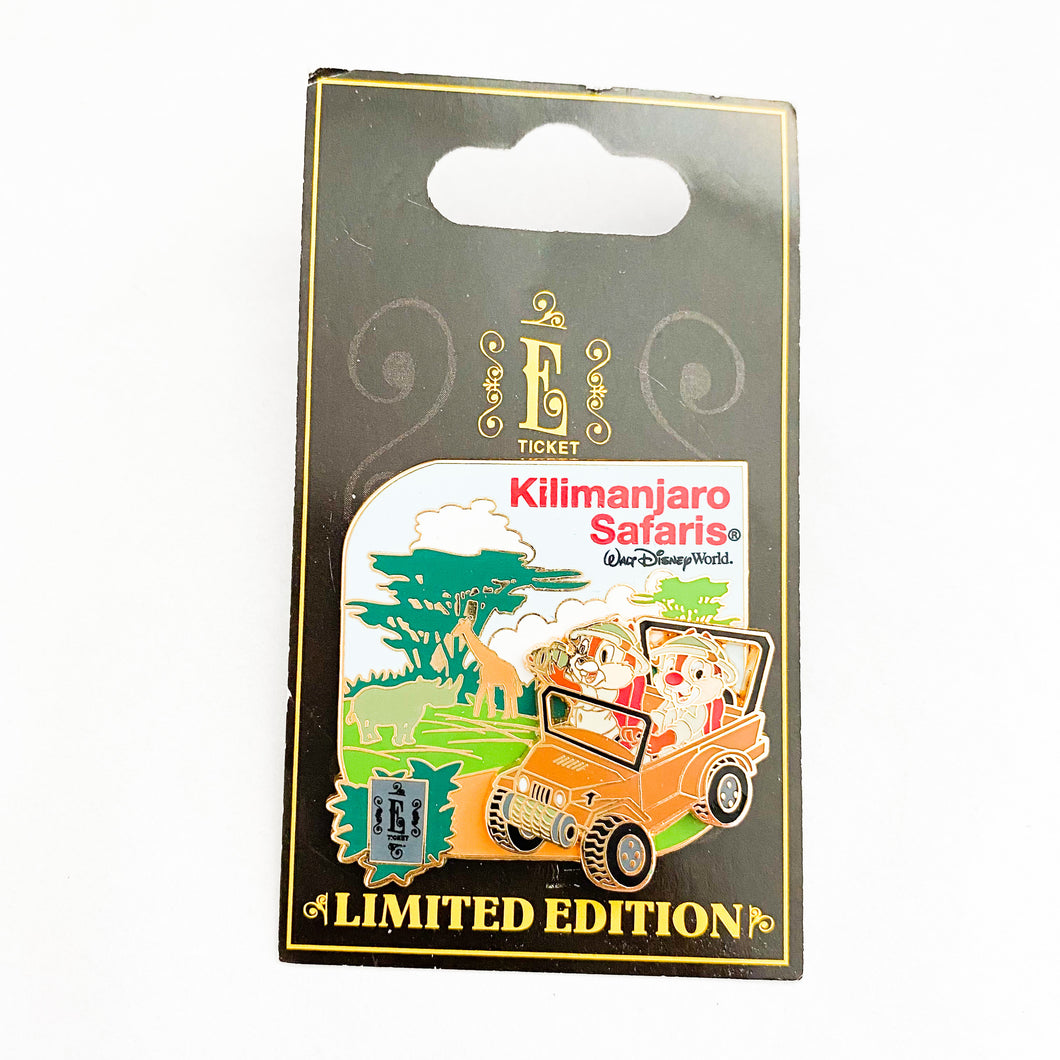 E-Ticket - Kilimanjaro Safaris - Chip and Dale Pin