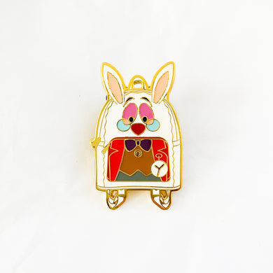 Loungefly - Backpack - White Rabbit Pin