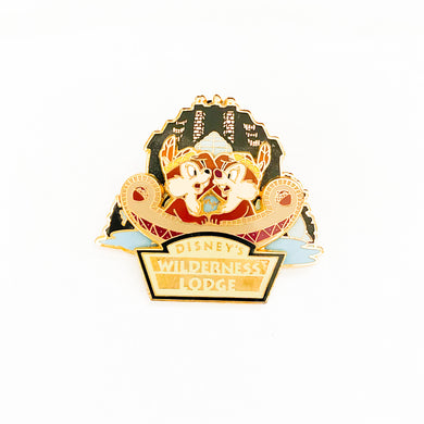 Disney's Wilderness Lodge - Chip & Dale On Canoe Pin