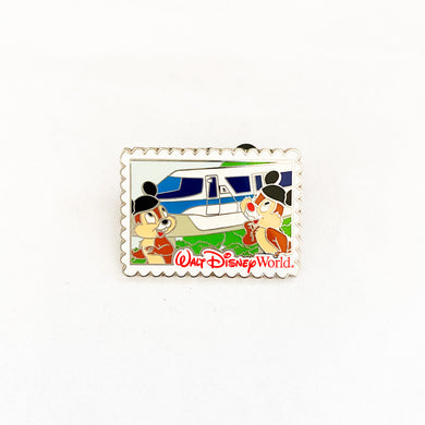 Postcards - Chip & Dale Monorail Pin