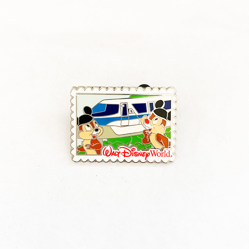 Postcards - Chip & Dale Monorail Pin