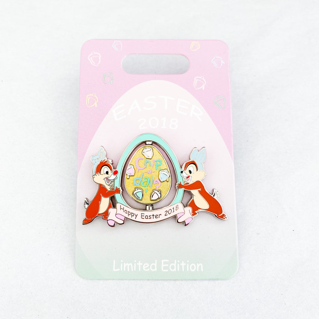 Happy Easter 2018 - Chip & Dale Spinner Pin