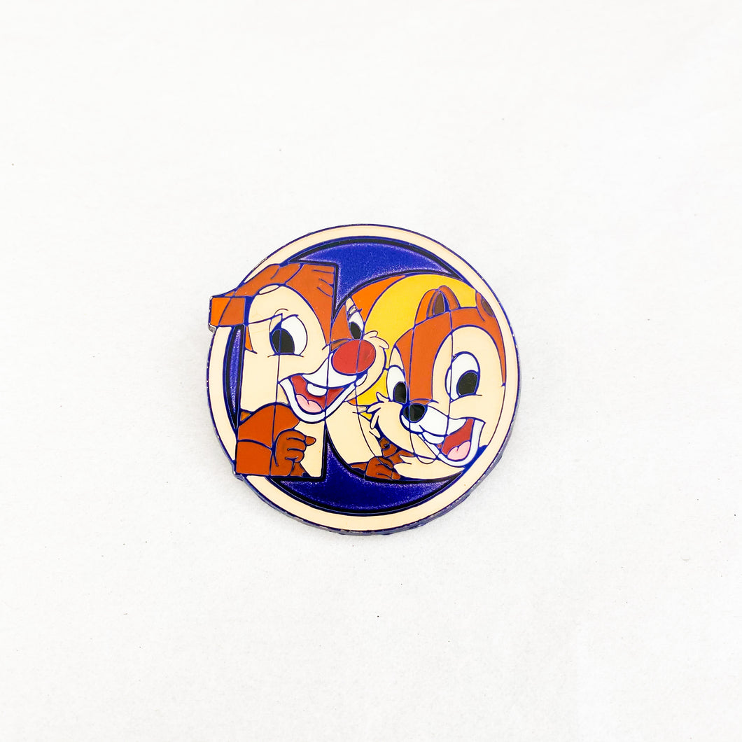 10 Years Of Pin Trading - Purple Chip & Dale Pin