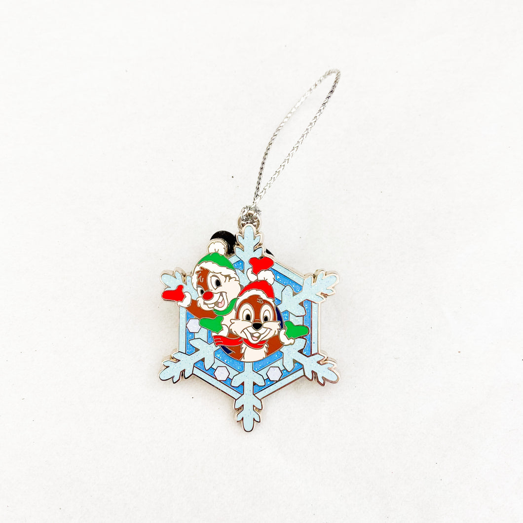 Snowflake Ornaments - Chip & Dale Pin