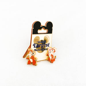 World's Largest Backer Card Chip & Dale Pin