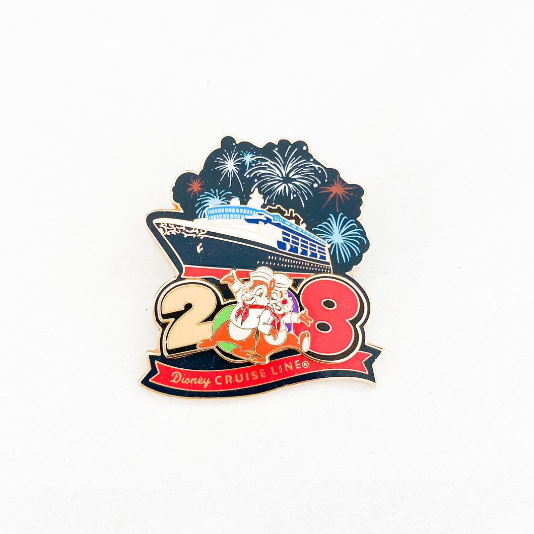 Disney Cruise Line 2008 Chip & Dale Pin