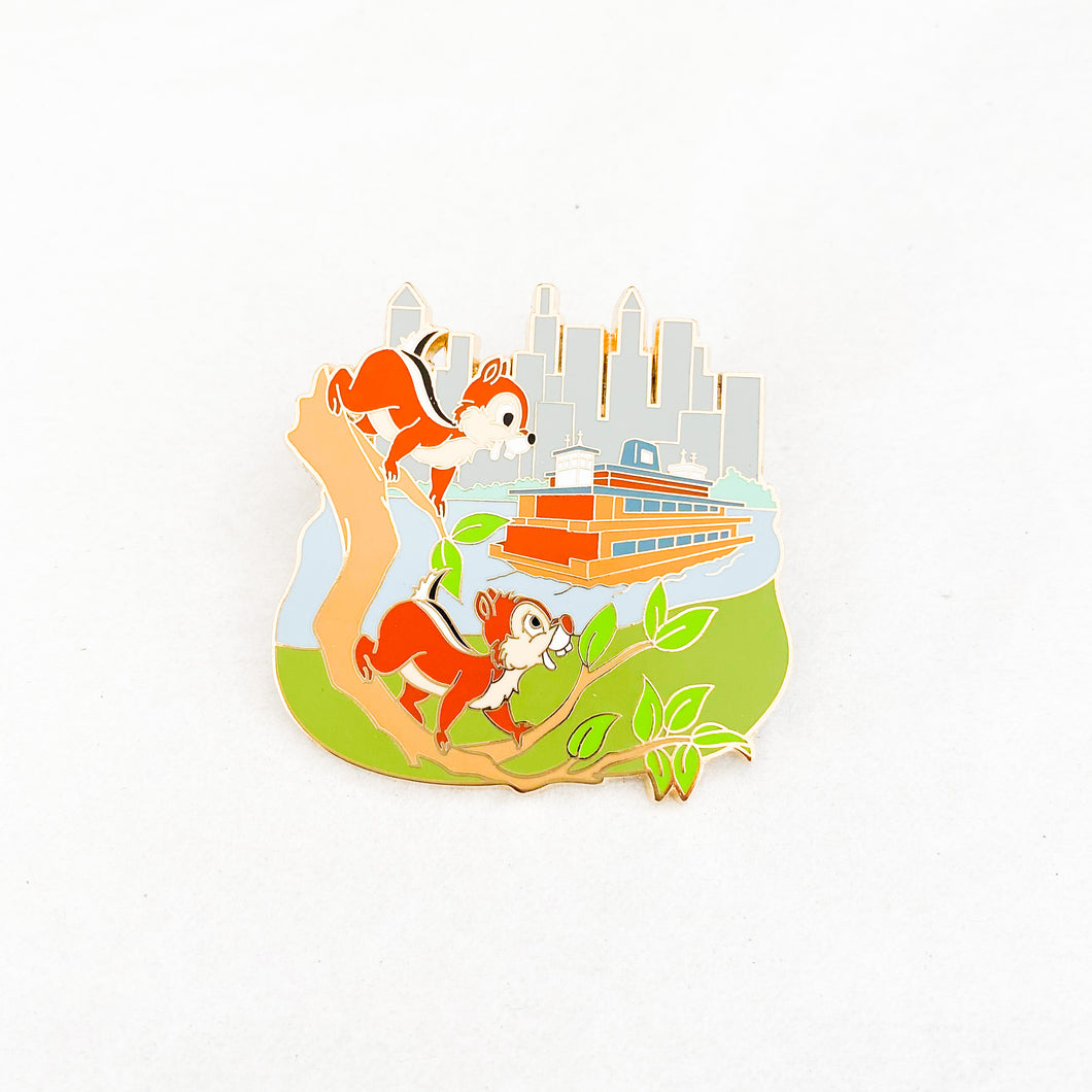 NYC Transportation - Chip & Dale Ferry Pin