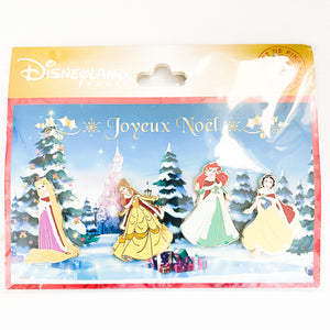 DLP - Joyeux Noel - Rapunzel, Belle, Ariel and Snow White Pin Set