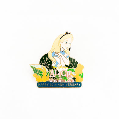 Happy 50th Anniversary - Alice In Wonderland Pin