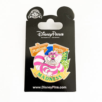 Flirting With Madness Cheshire Cat Spinner Pin