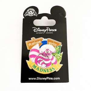 Flirting With Madness Cheshire Cat Spinner Pin