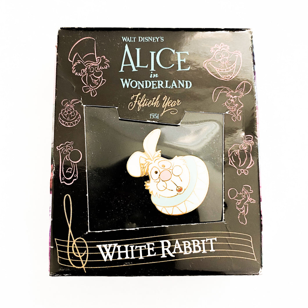 Gallery - Fiftieth Year - White Rabbit Pin