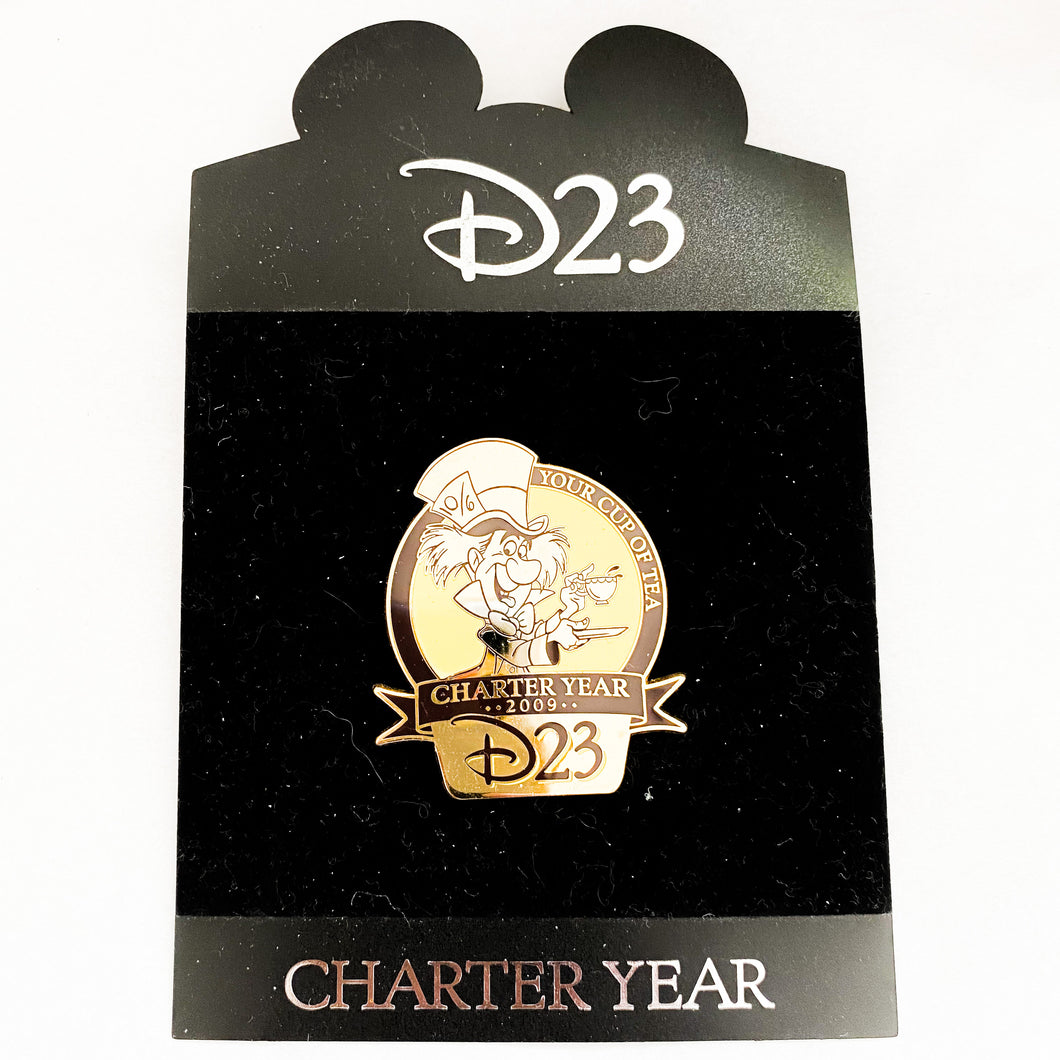 D23 Charter Year 2009 - Your Cup Of Tea - Mad Hatter Pin