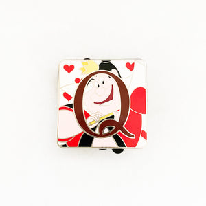 Alphabet Mystery - "Q" - Queen Of Hearts Pin