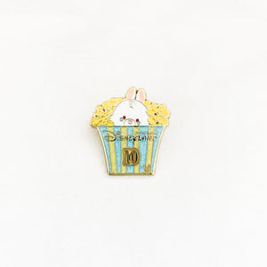 Hidden Mickey - 10th Anniversary - Tsum Popcorn White Rabbit Pin